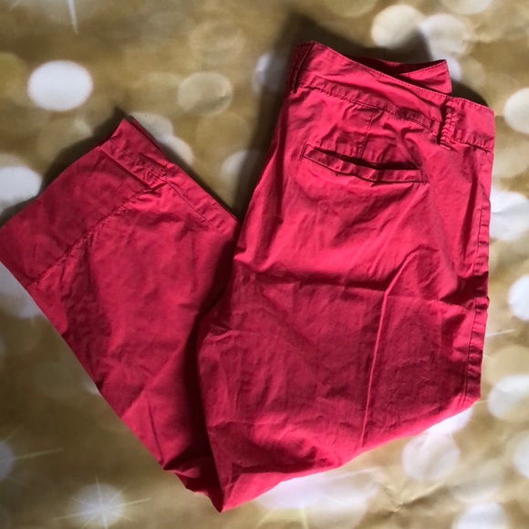 Ann Taylor Loft pants in coral - Picture 4 of 4